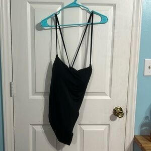 Victorias Secret XL black one piece swimsuit